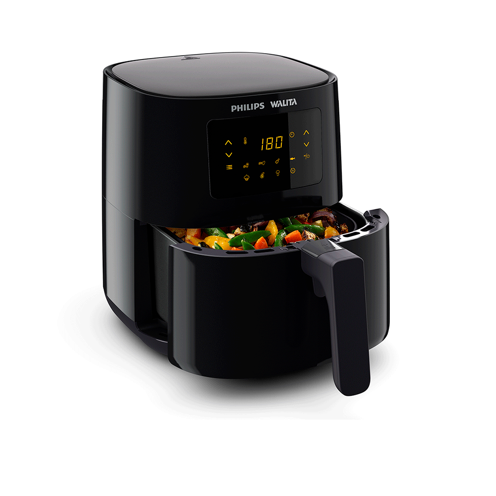 Fritadeira Airfryer Digital Série 3000 4,1L Philips Walita 1400W – RI9252,Preto 220V