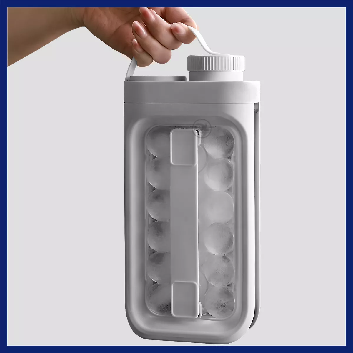 Forma De Gelo 2 Em 1 Esfera – Silicone