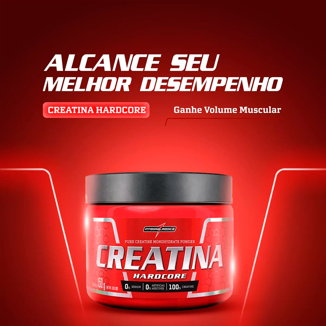 Creatina Integralmedica Hardcore 100% Pura 150g