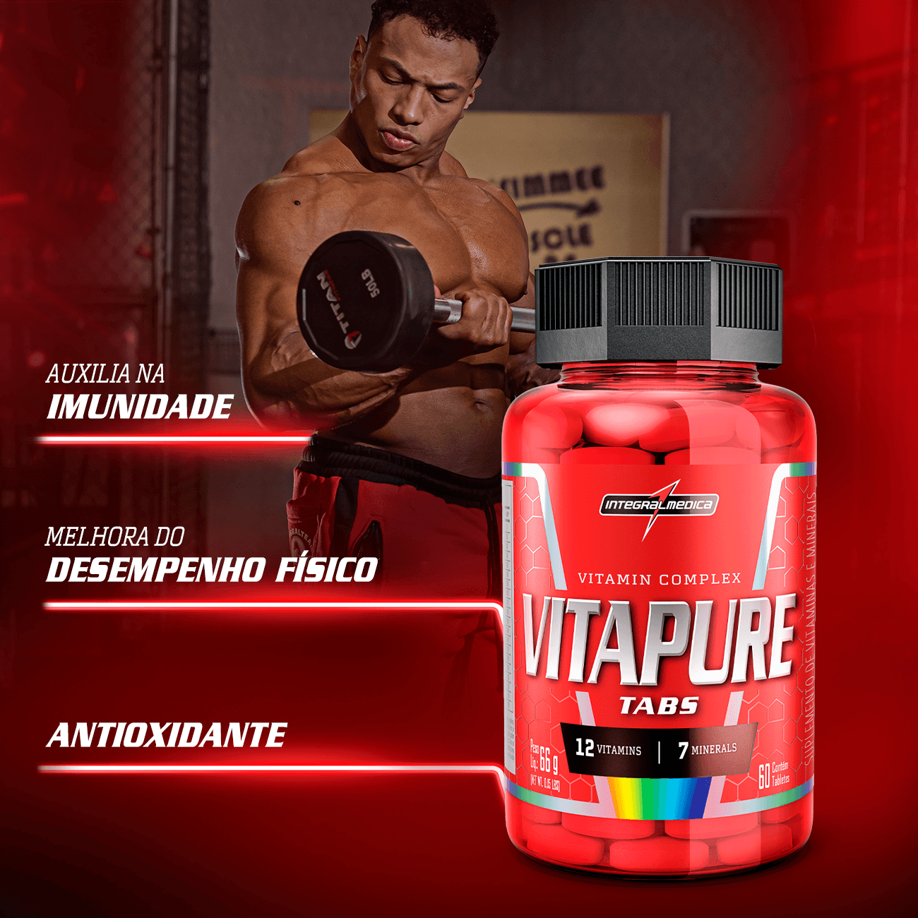 Multivitamínico VitaPure Super 60 Tabletes