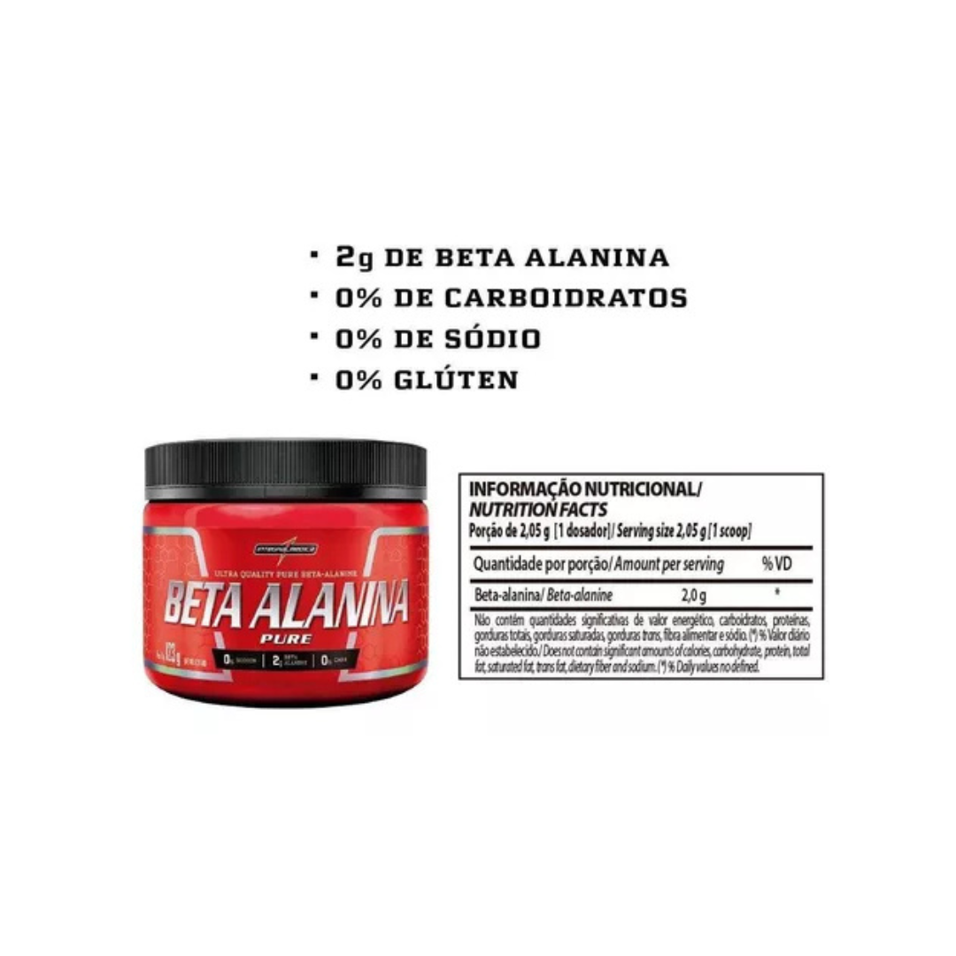 Beta Alanina Pura 123g Integralmédica
