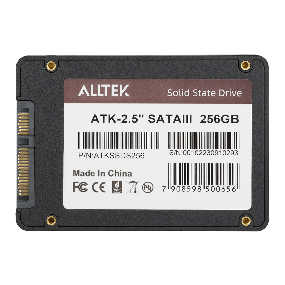 SSD Alltek 2.5 SATA III 6 Gbs – ATKSSDS 256GB