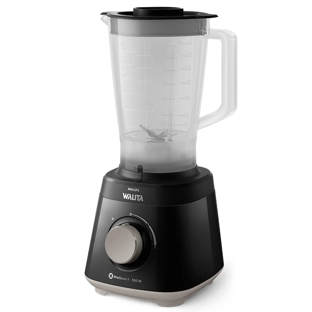 Liquidificador Philips Walita Daily 550W, Preto, 220V