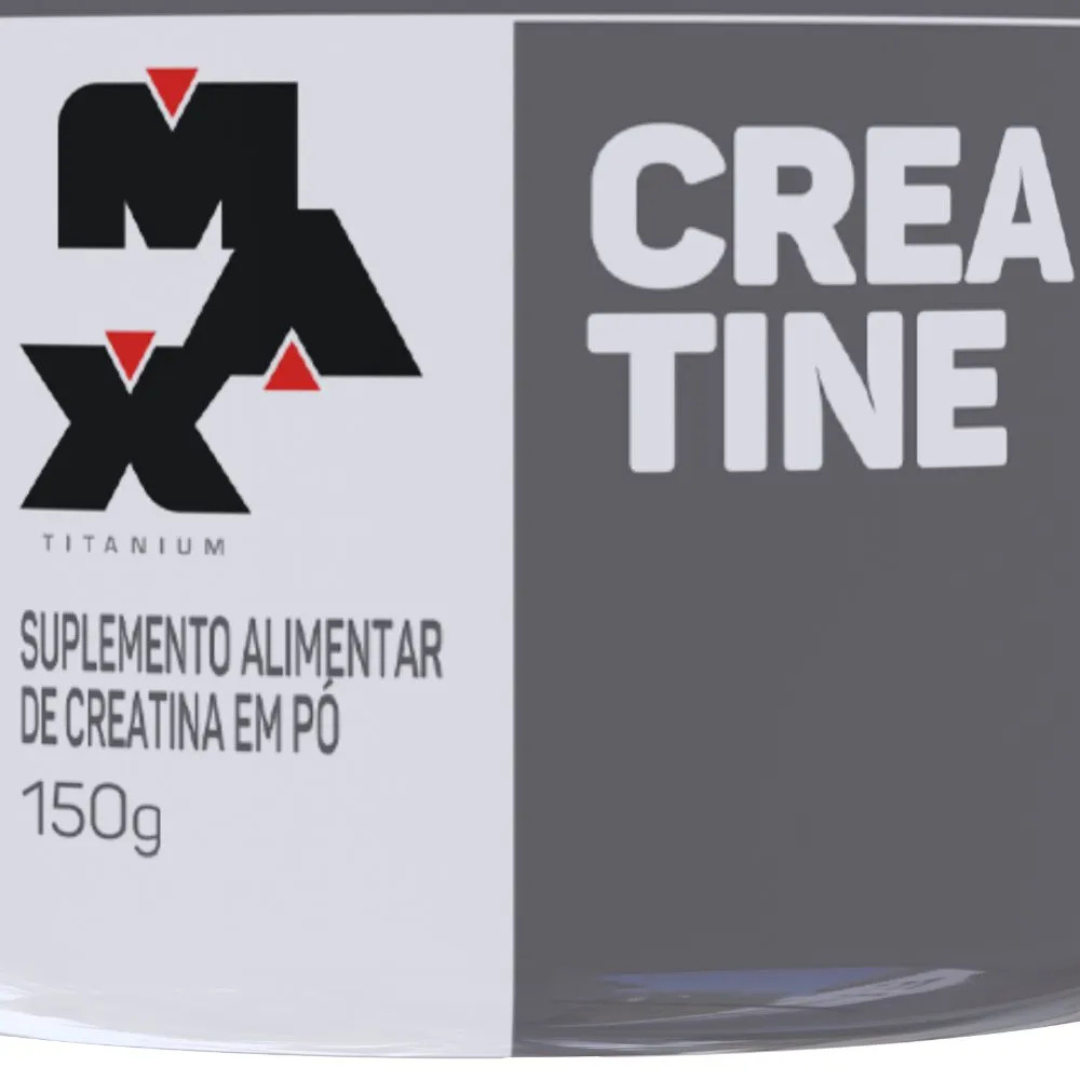 Creatina Monohidratada 150g S/ Sabor Max Titanium