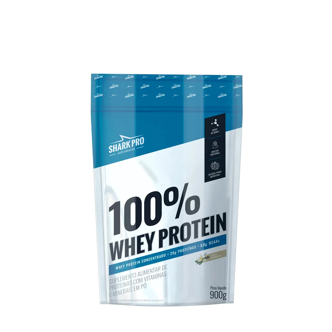 Whey Protein Shark Pro Refil 900g